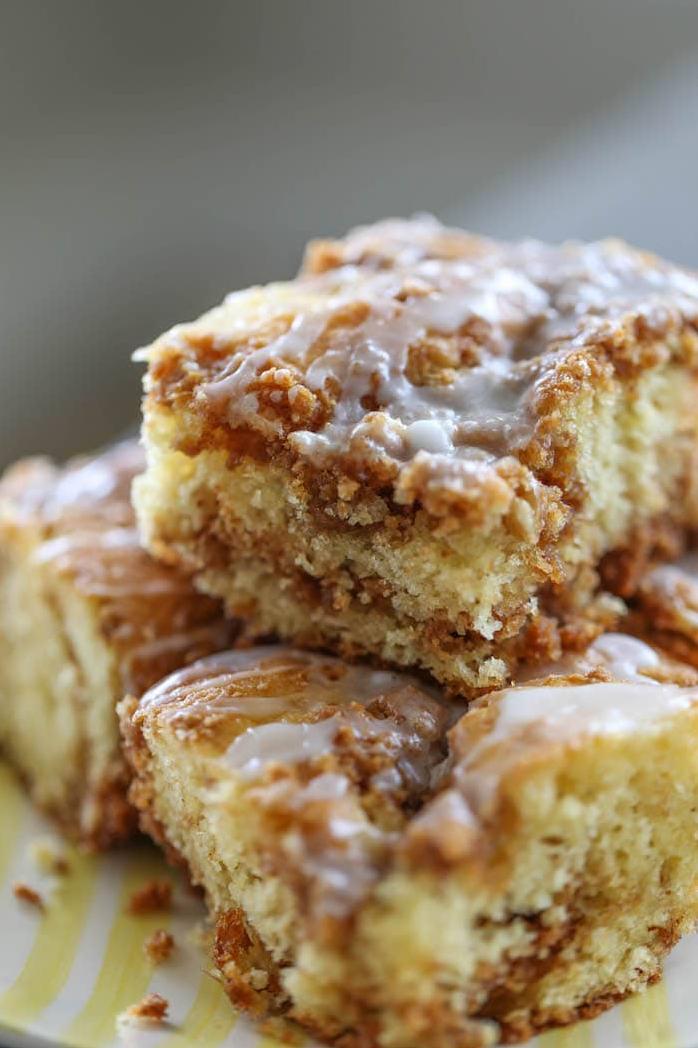  Forget about boring old cereal, this coffee cake is the breakfast of champions.