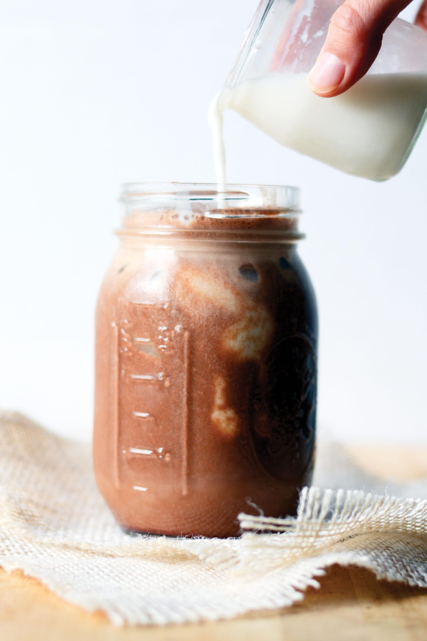  Forget about the sugar rush, fuel your day with this amazing iced mocha recipe.