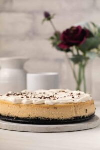 French Vanilla Cappuccino Cheesecake