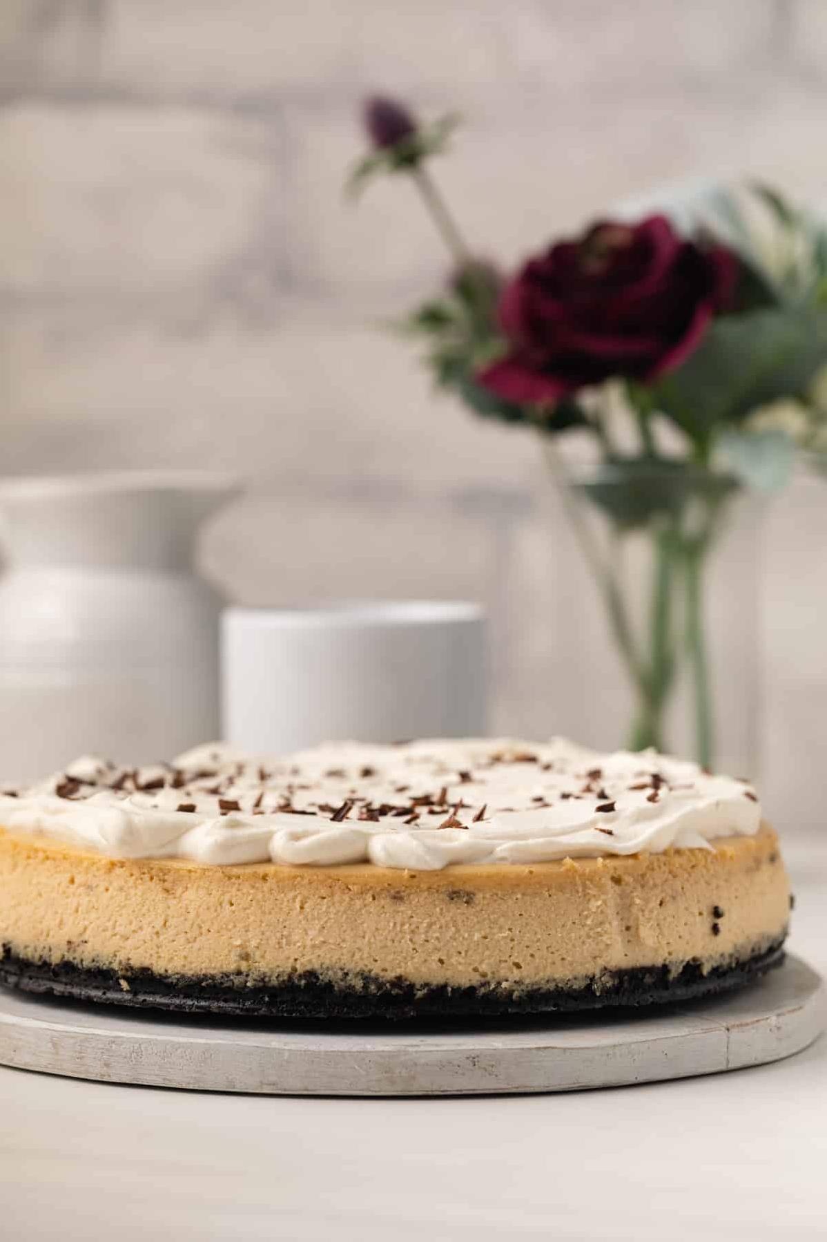 Heavenly French Vanilla Cappuccino Cheesecake Recipe