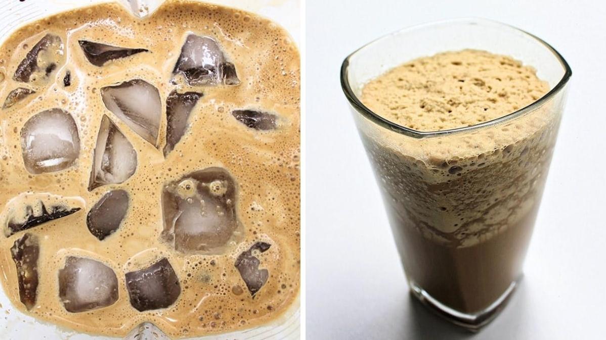  Get a caffeine kick in style with this delightful drink.