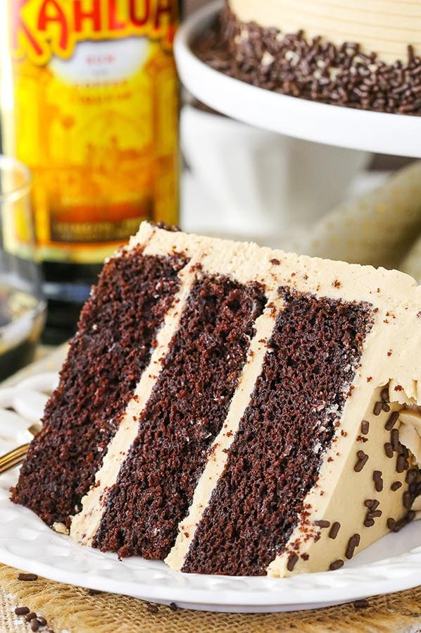  Get a taste of heaven with this Kahlua Mocha Cake