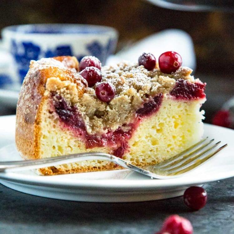  Get ready to fall in love with this delicious cranberry coffee cake.