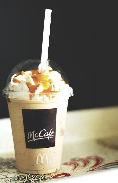  Get ready to indulge in a deliciously creamy and sweet Caramel Frappe' just like your favorite fast food chain.