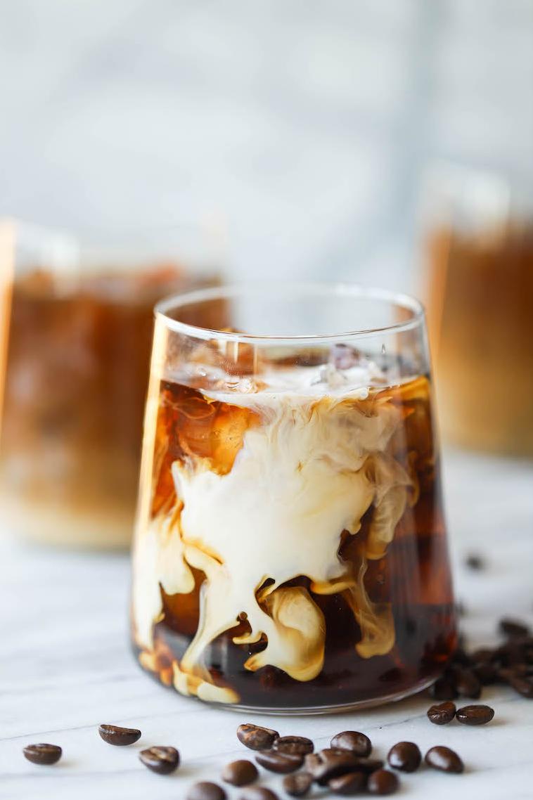  Get your chocolate and caffeine fix in one refreshing sip.