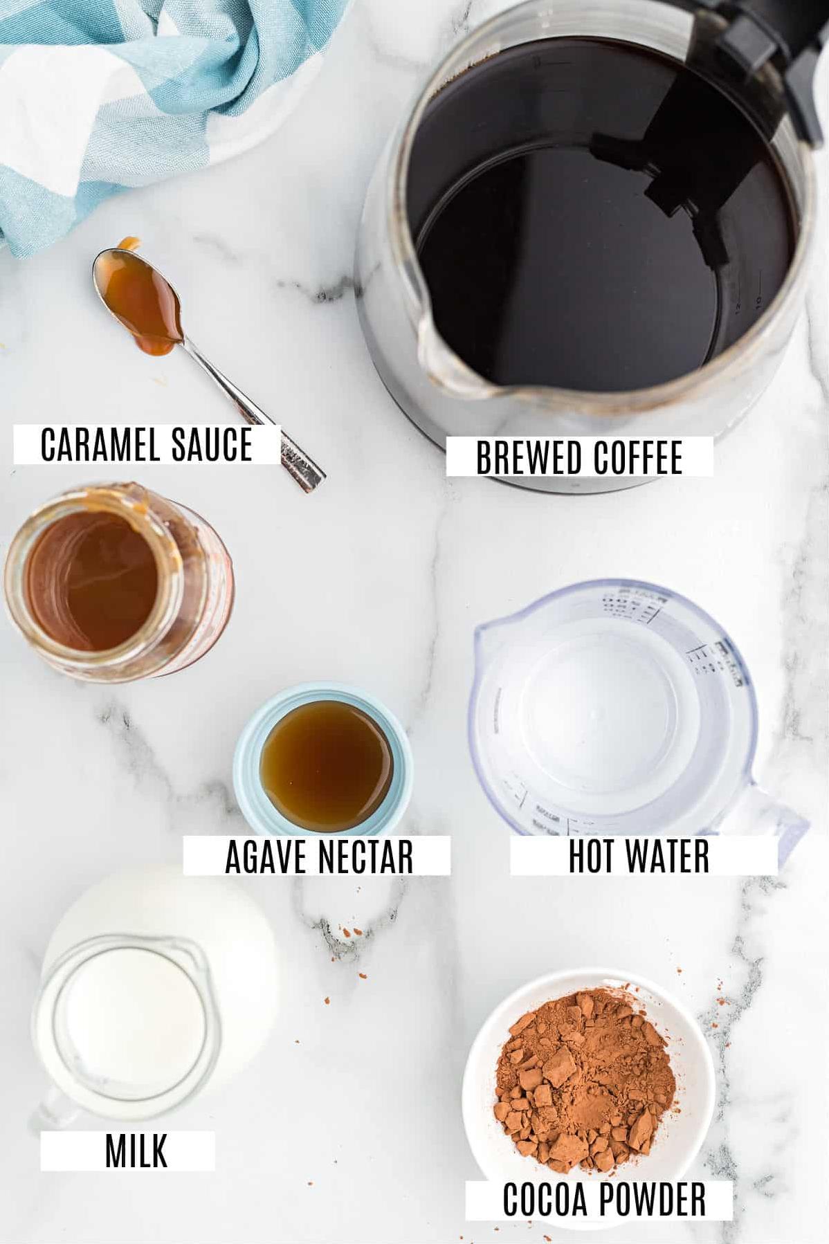  Give your pancakes or waffles an extra boost of flavor by topping them with this delicious mocha caramel sauce.