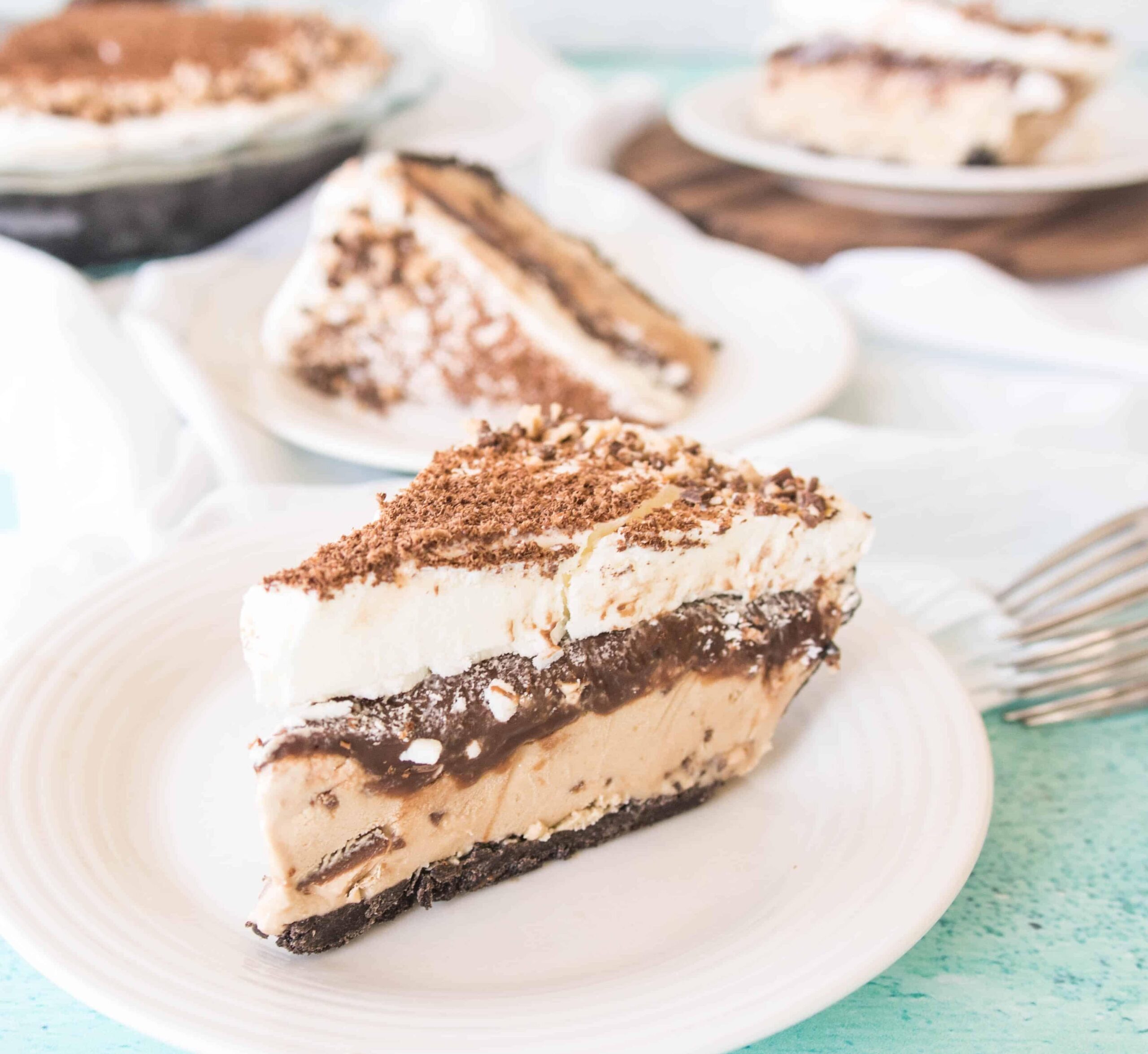  Give yourself a treat with this rich and indulgent coffee ice cream pie.