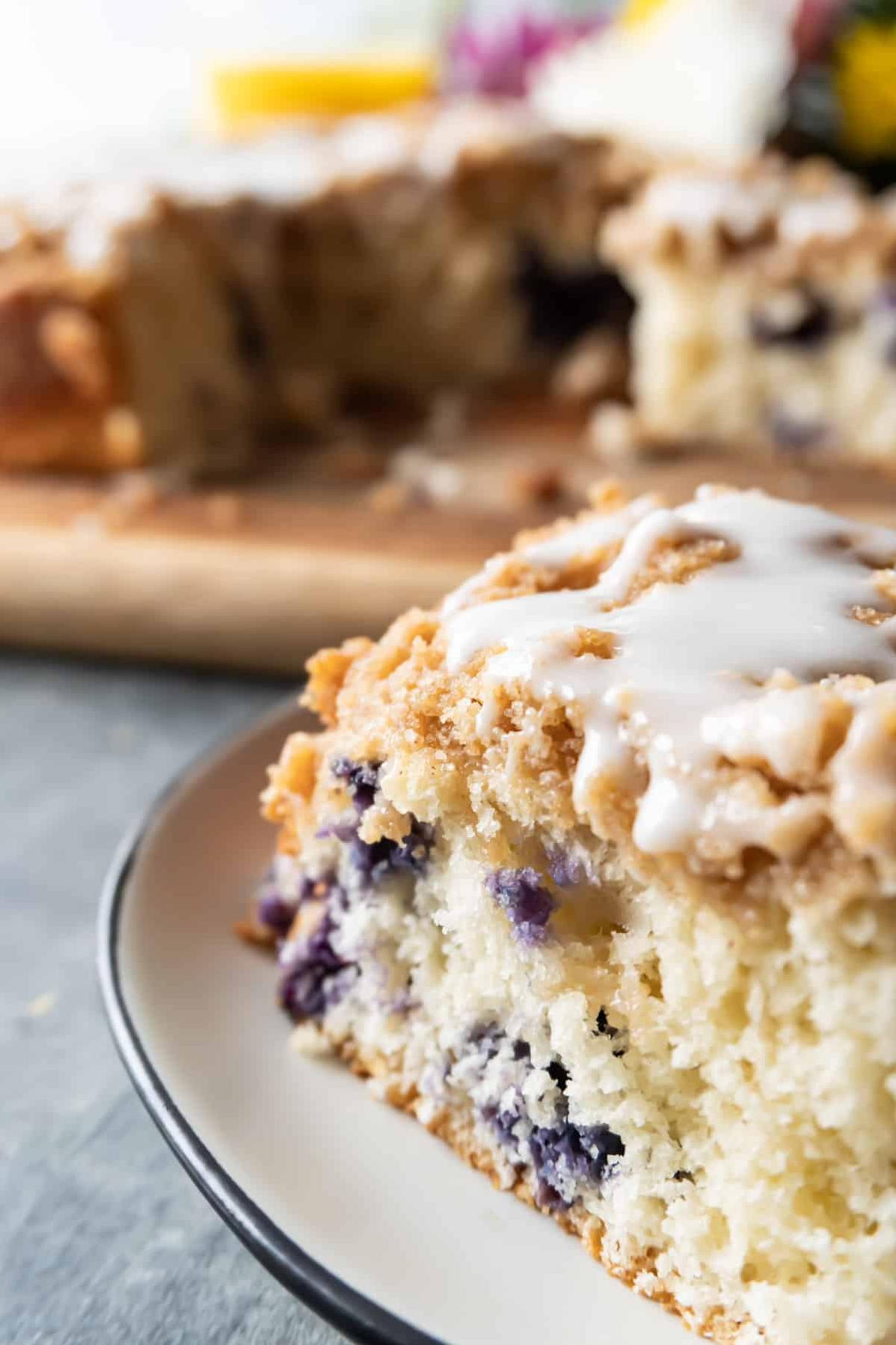  Golden brown and bursting with juicy blueberries
