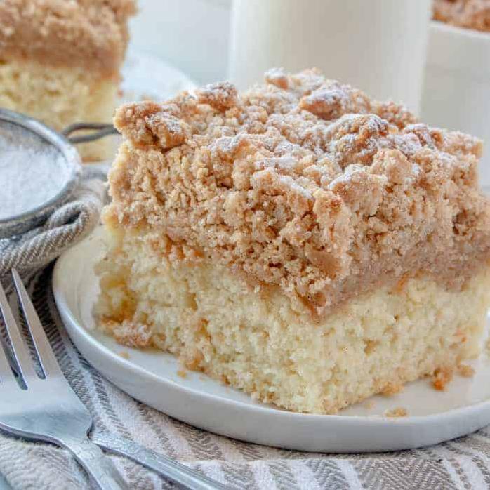  Grab a fork and dig into this heavenly coffee cake.