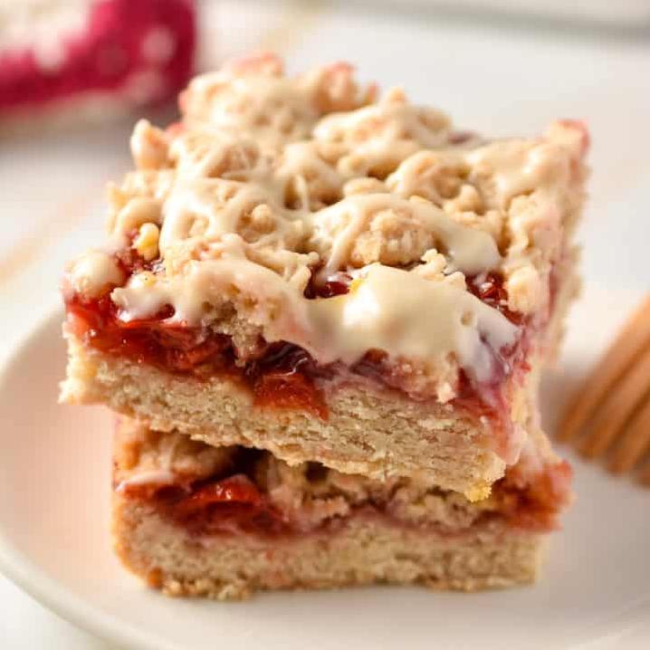  Have a slice of cherry coffee cake for breakfast, brunch or dessert!