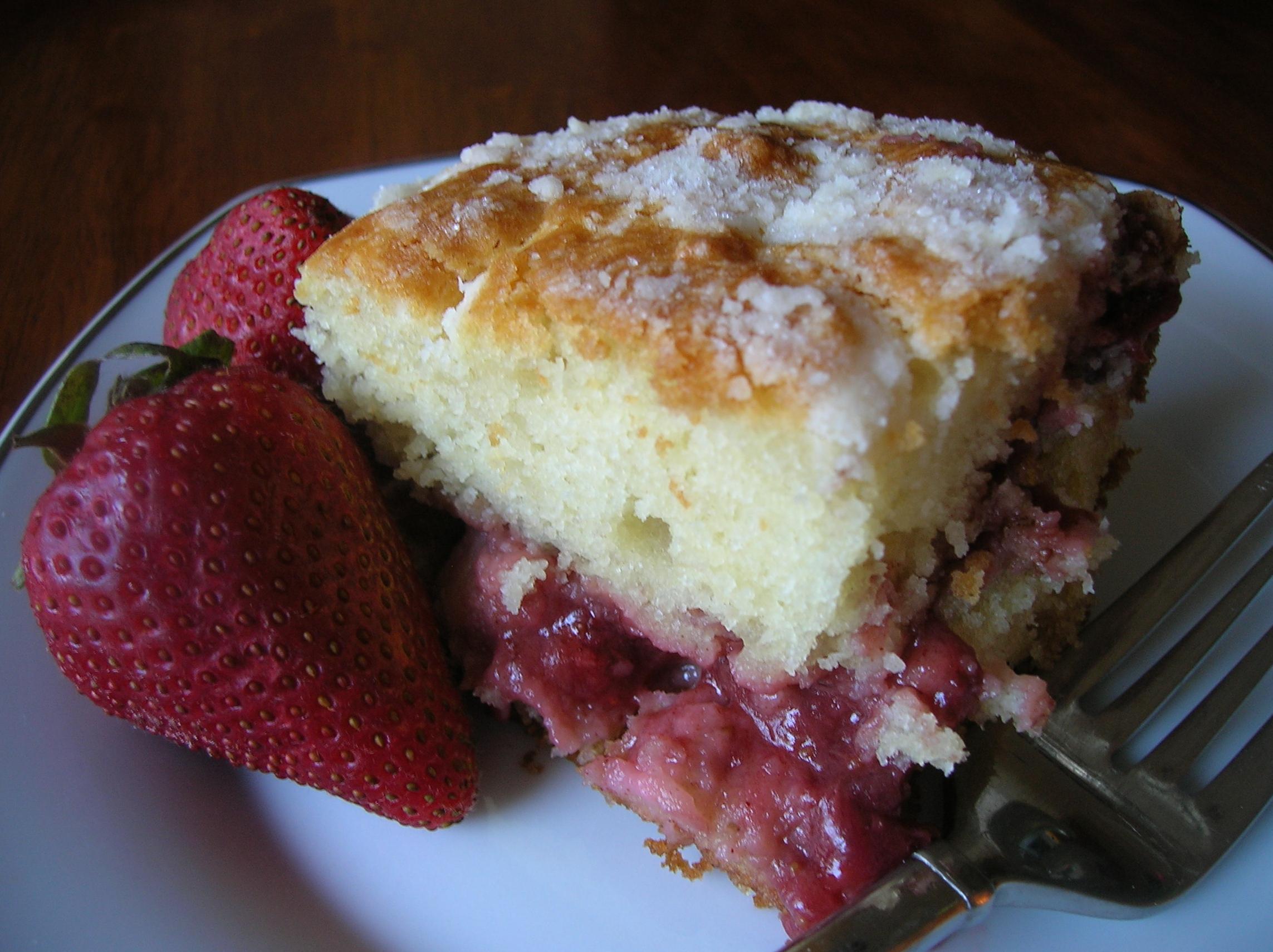  Here's a sweet treat to share with friends and family. Your loved ones will love this Strawberry Almond Coffee Cake.