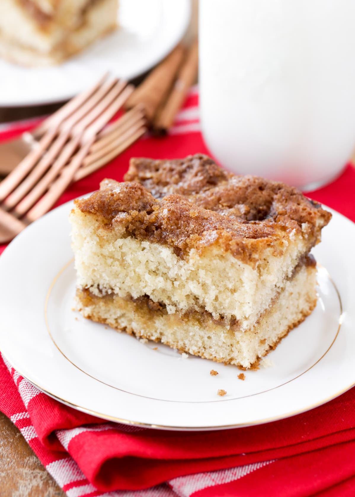  Hit the spot with our heavenly quick and cheesy coffee cake with every bite.