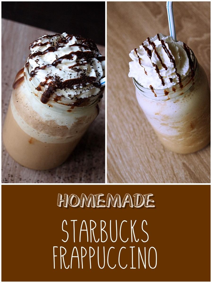  I love adding whipped cream and chocolate sauce to my Frappuccino.