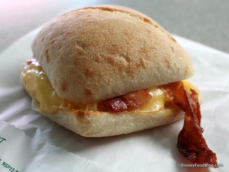  If you're in the mood for a satisfying breakfast, look no further than our Bacon & Gouda Artisan Breakfast Sandwich!