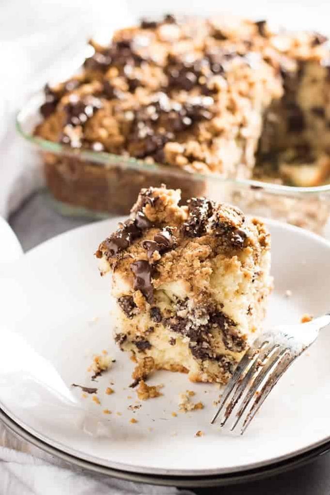  Imagine biting into a soft, fluffy cake that's bursting with gooey chocolate chips.