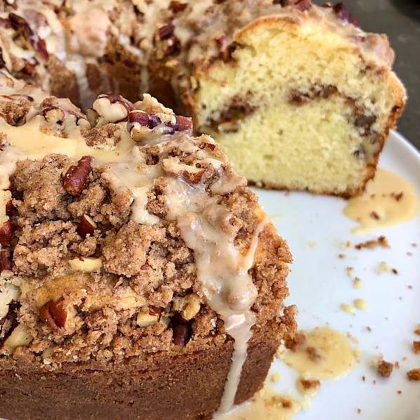  Impress your guests with this beautiful and mouthwatering coffee cake.