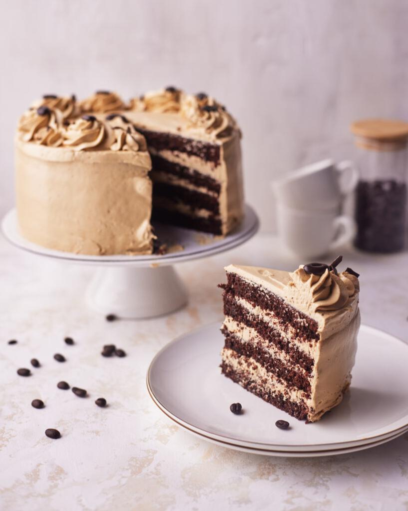  Impress your guests with this homemade chocolate espresso cake