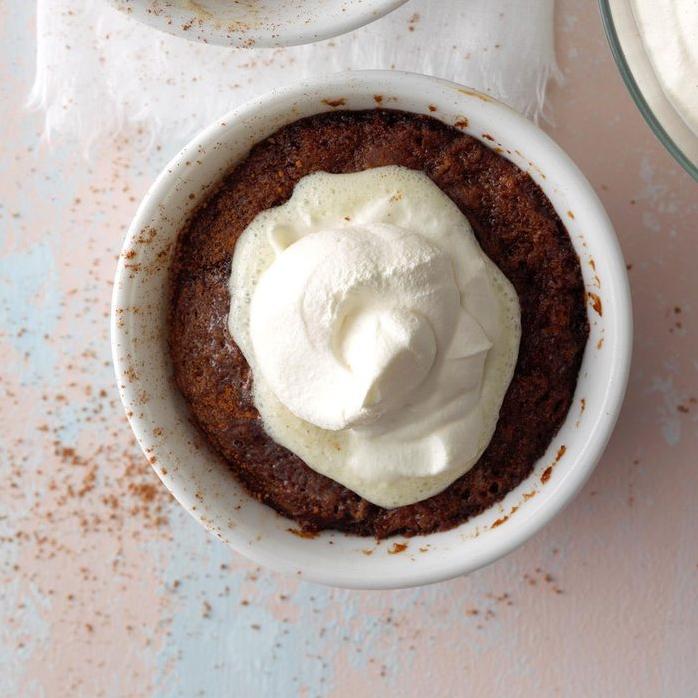  Indulge in a decadent treat with our hot mocha pudding cake.