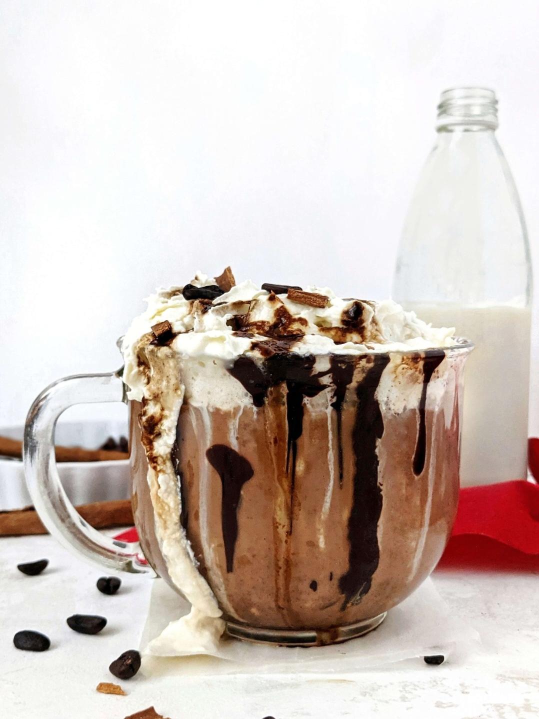  Indulge in a guilt-free cup of mocha hot chocolate