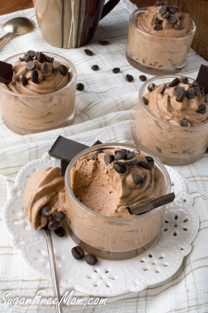  Indulge in guilt-free decadence with our Low Carb Sugar Free Mocha Mousse.
