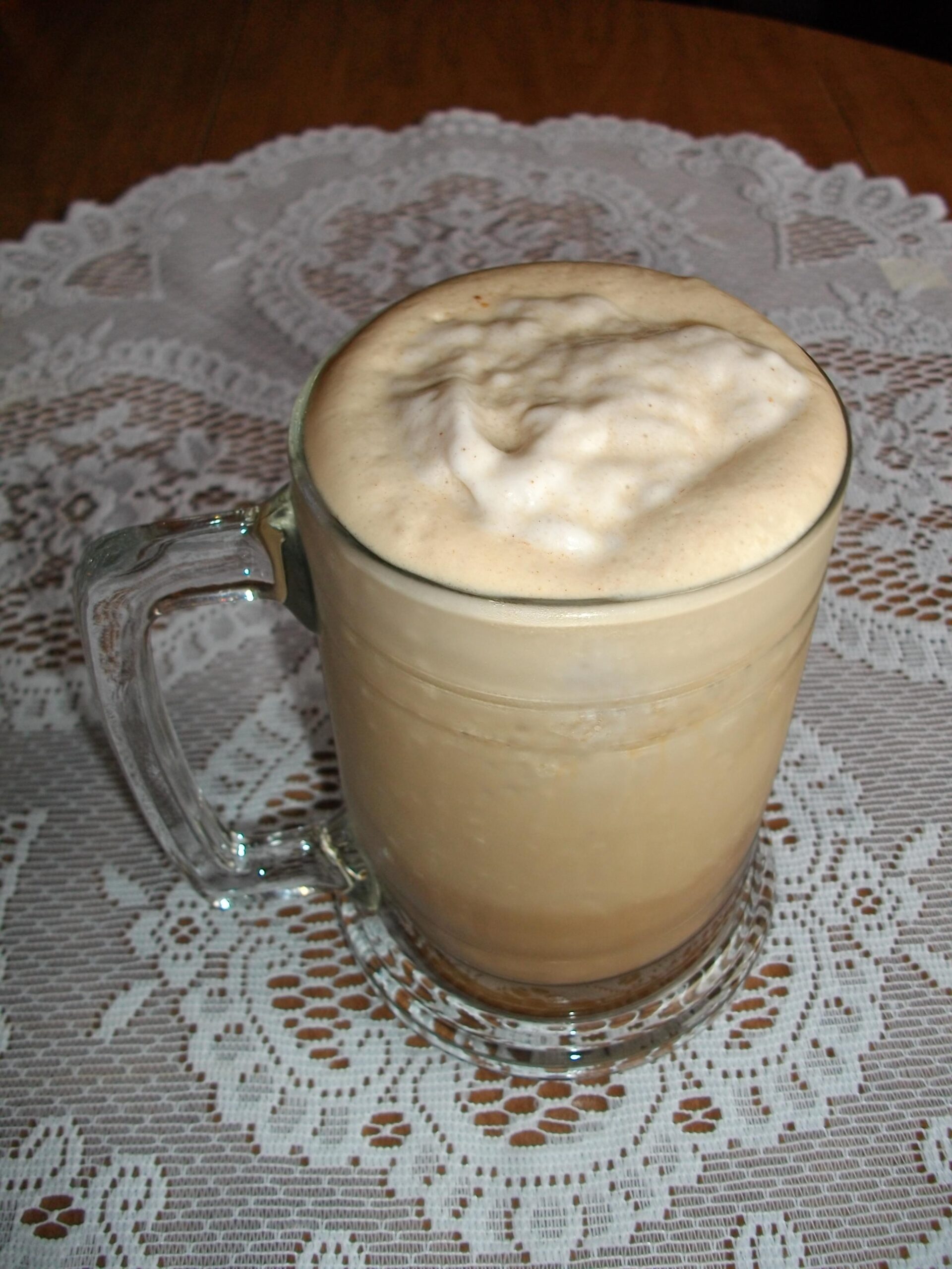 Indulge in the creamy goodness of a homemade cappuccino.