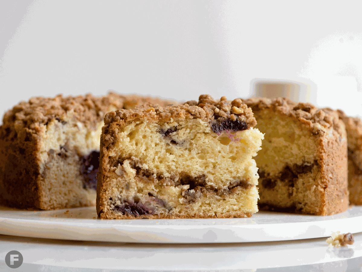  Indulge in the sweetness of our Pecan Cherry Coffee Cake!