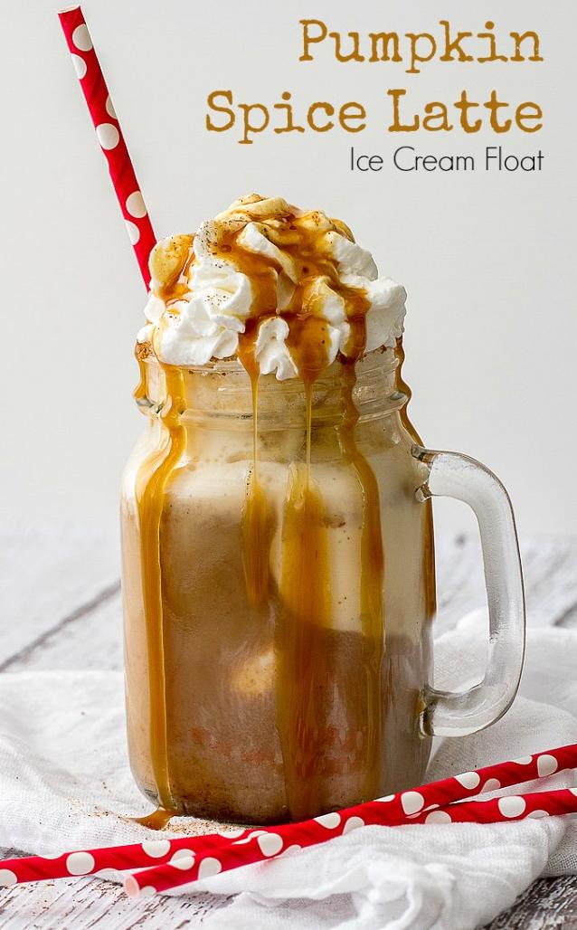  Indulge in the ultimate autumn treat with our Pumpkin Spice Latte Floats!