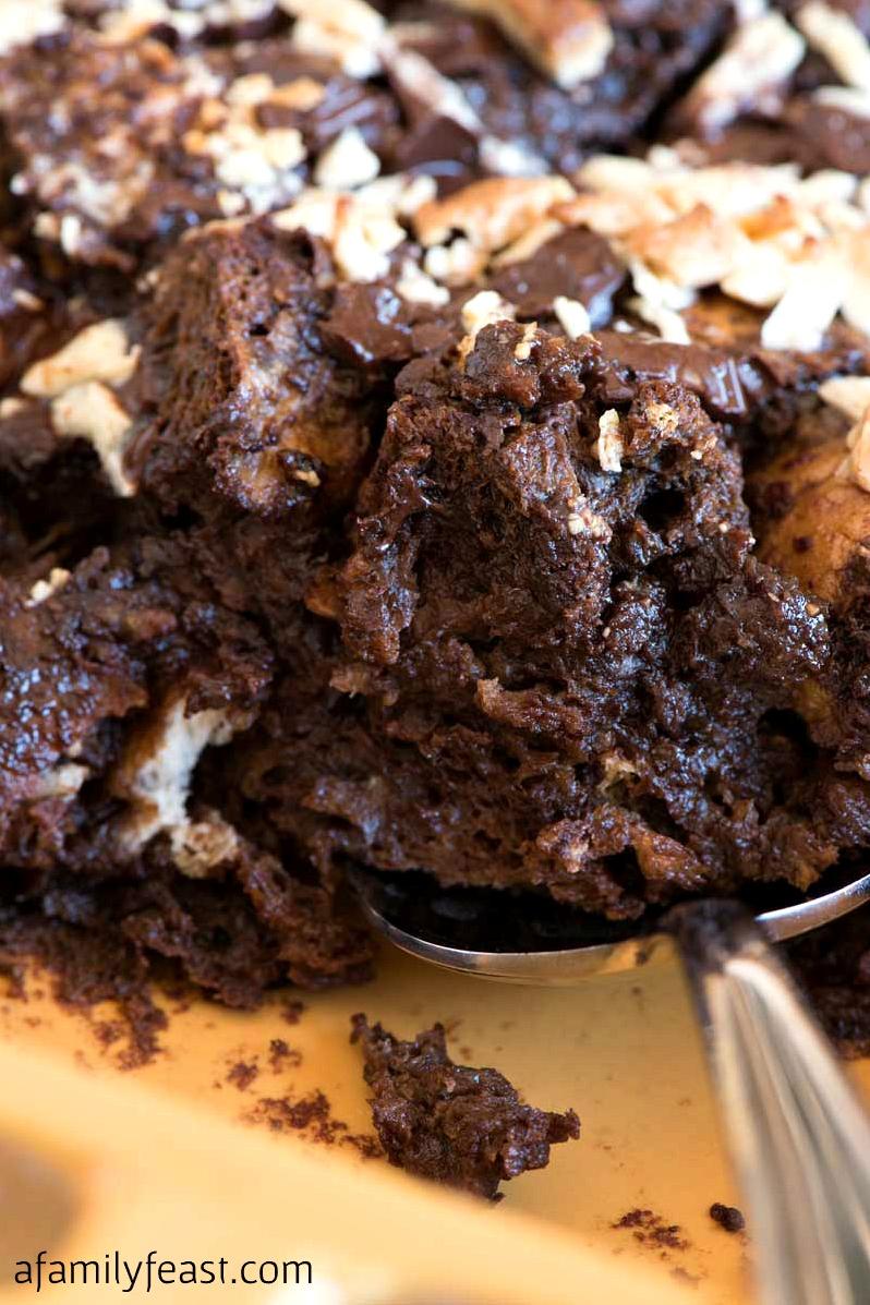  Indulge in this rich and decadent Chocolate Mocha Bread Pudding
