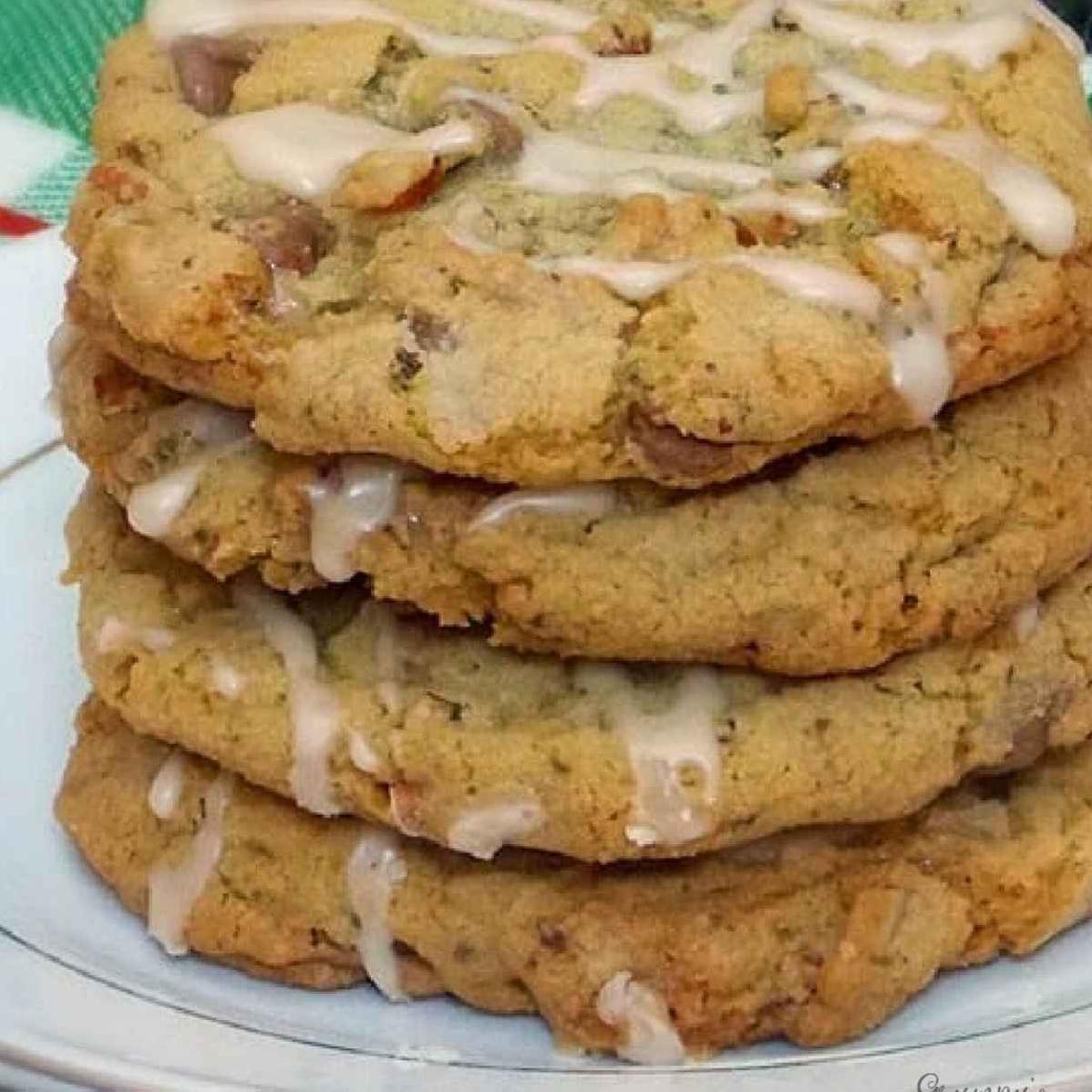  Indulge yourself with these decadent Mocha-Toffee Chocolate Cookies.