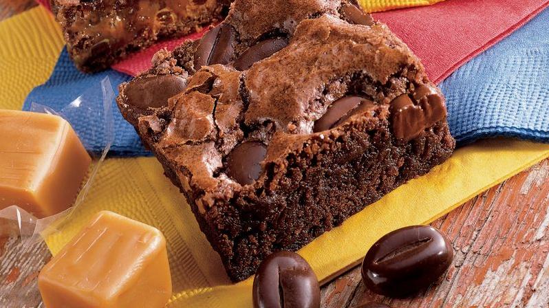  Just one bite of these decadent brownies, and you’ll be transported to a cozy coffee shop on a rainy day.