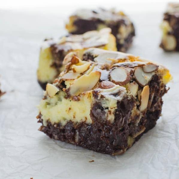 Mouth-watering Mocha Almond Cheesecake Brownies Recipe