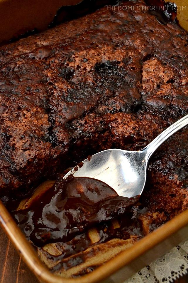 Delicious Mocha Brownie Pudding Cake Recipe