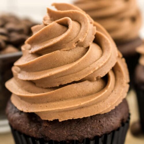 Mocha Butter Cupcakes With Mocha Butter Frosting