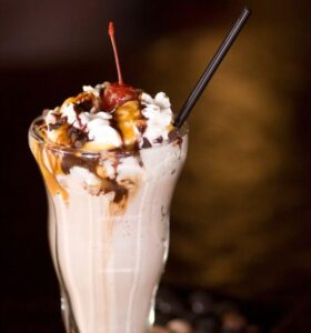 Mocha Caramel Kahlua Milkshake