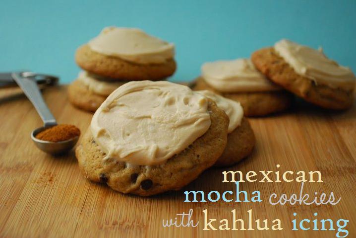 Mocha Cookies With Kahlua Icing