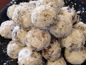 Mocha Nut Butterball Cookies