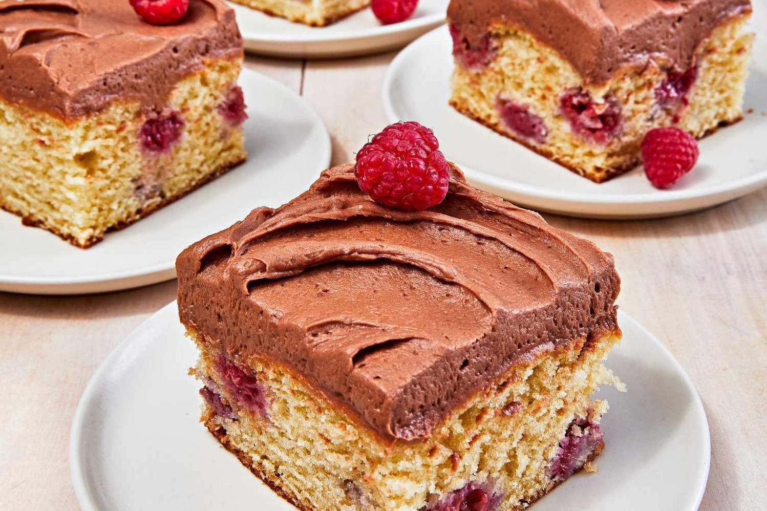 Mocha Raspberry Snack Cake