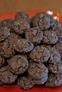 Mocha-Toffee Chocolate Cookies