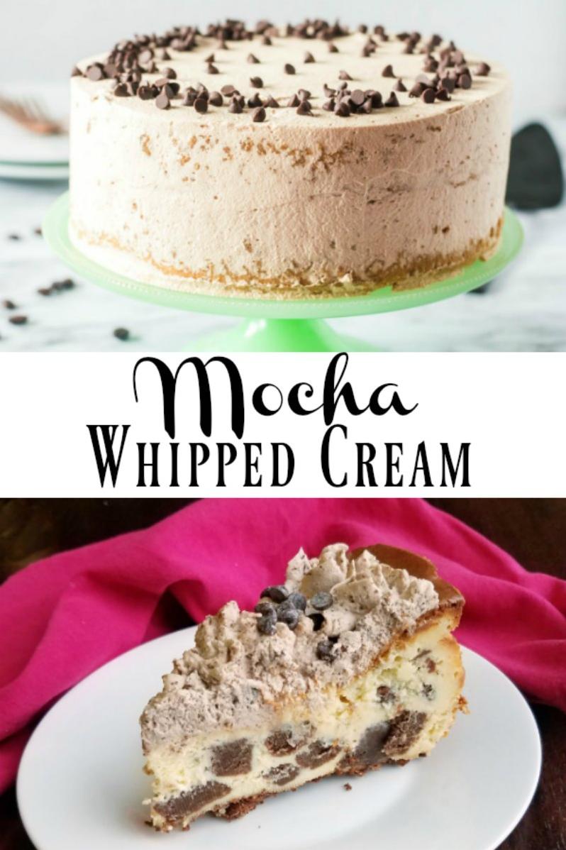 Mocha Whipped Cream  (To Ice Chocolate or Vanilla Cake)