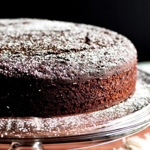 Mocha Whiskey Cake