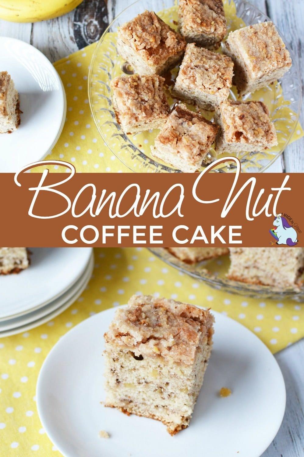  Move over, boring coffee cake; banana nut is here to steal the show.