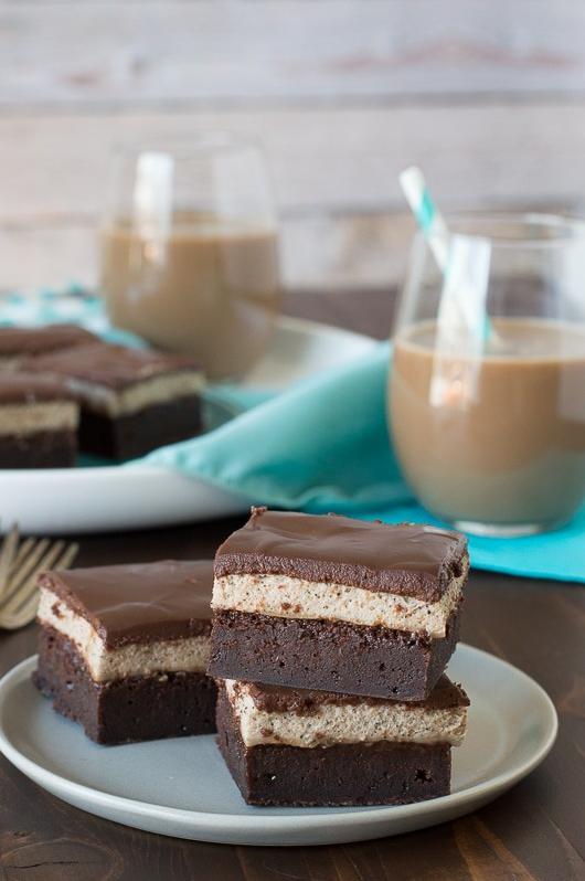  Not just any brownie recipe, a surprisingly easy Mocha Mousse Brownies recipe!