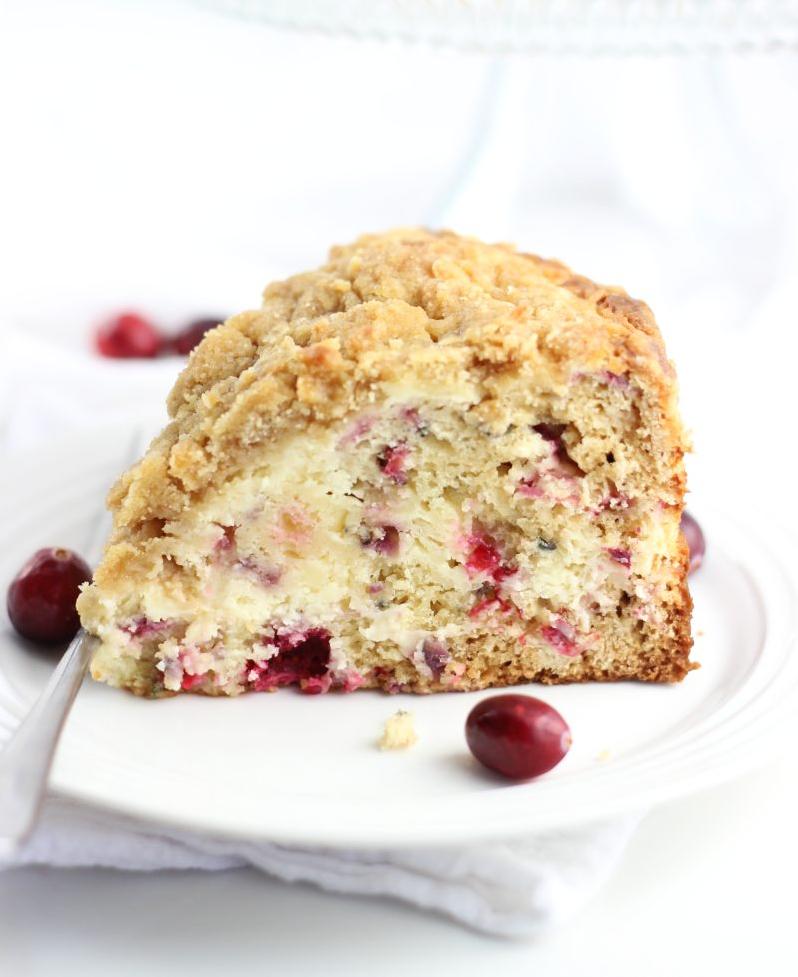  Nothing beats a freshly baked Cranberry-Cheese Coffee Cake.
