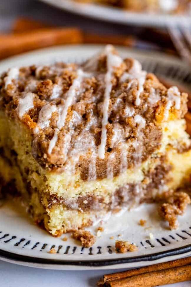  Nothing beats a homemade vanilla streusel coffee cake for breakfast!