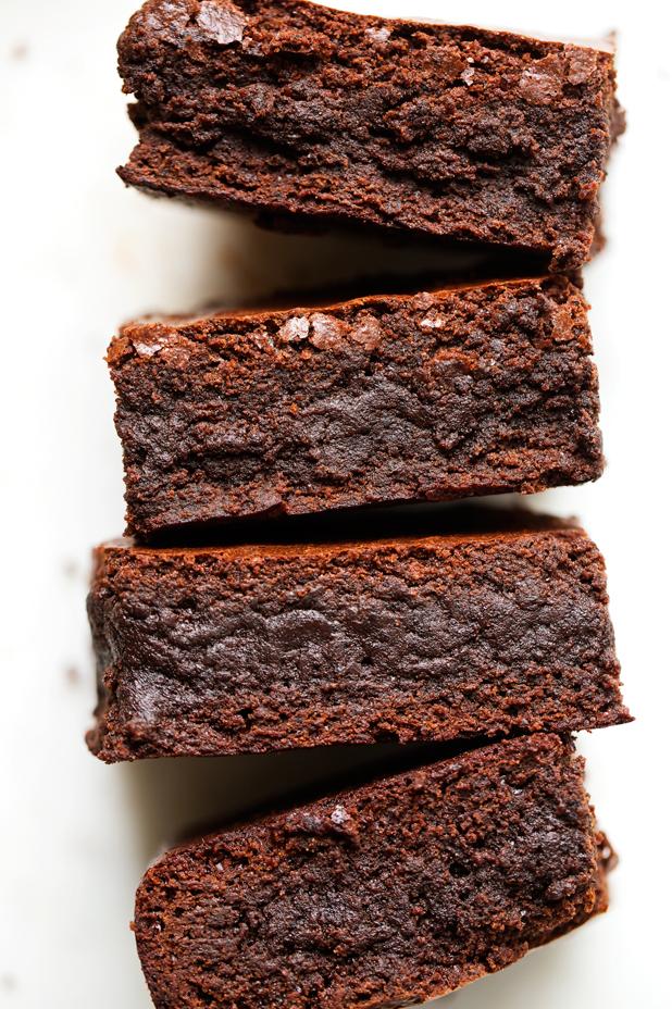  Nothing beats the warm and gooey center of these chocolate espresso brownies.