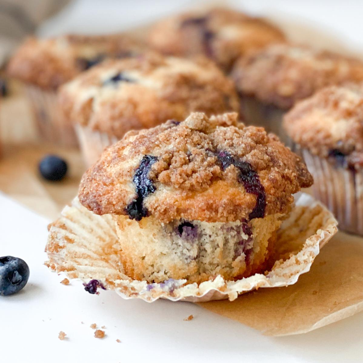  Nothing compares to warm, freshly-baked Blueberry Coffee Cake Muffins on a lazy weekend morning.