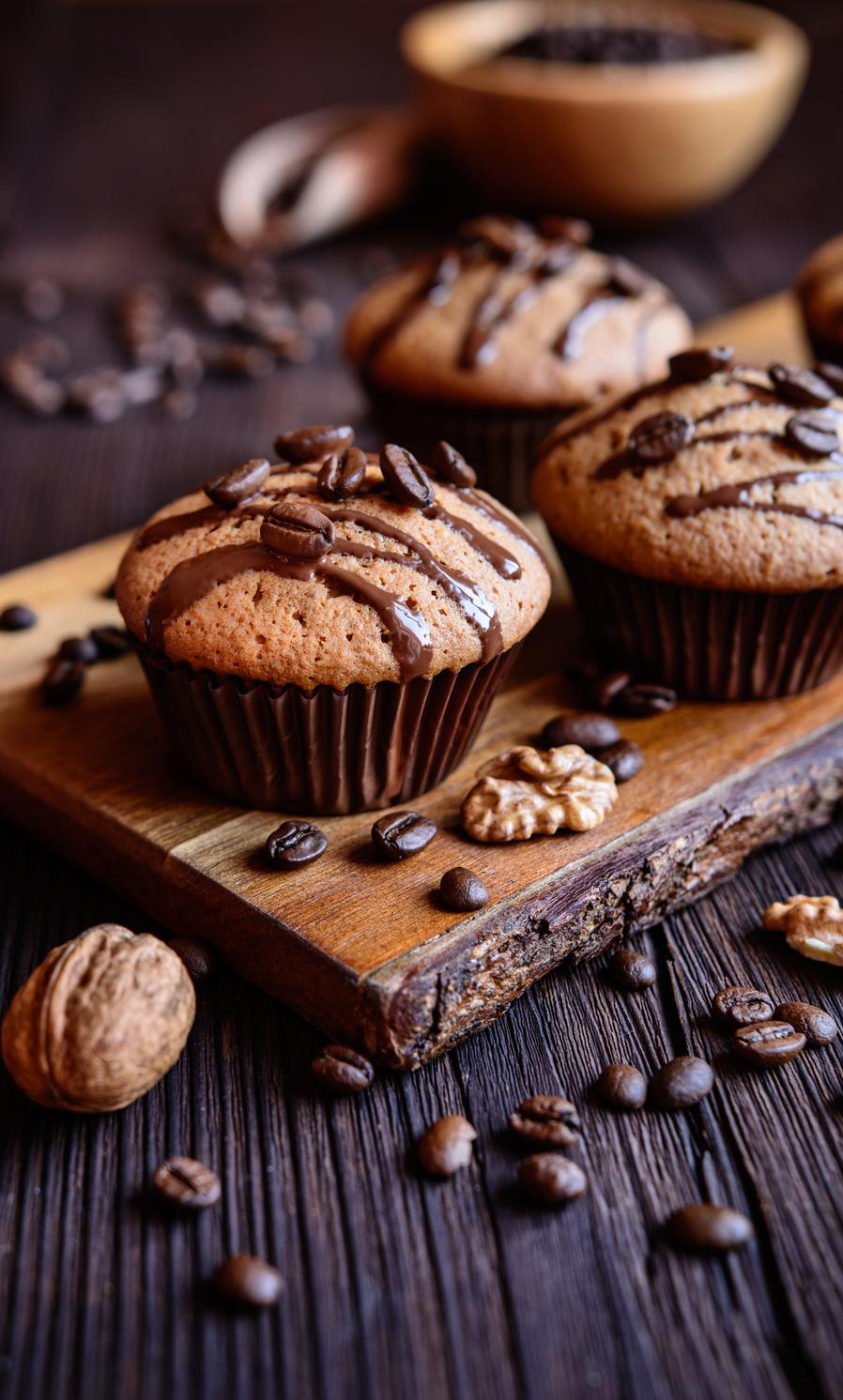  Nothing says cozy like freshly baked coffee muffins.