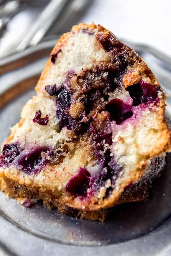  One bite, and you'll be raving about how incredible Blueberry Sour Cream Coffee Cake tastes.