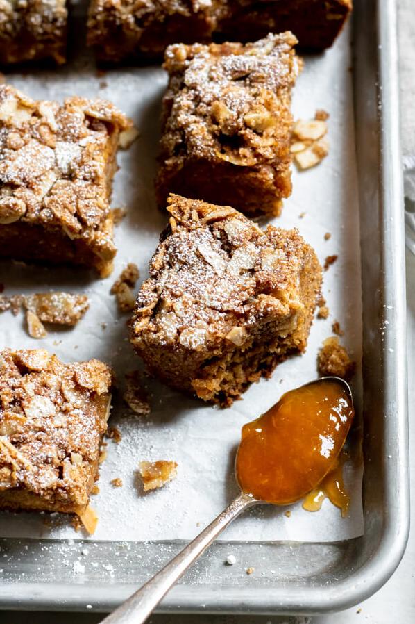 One bite of this cake is all you need to convert to a cinnamon-chocolate-apricot lover for life