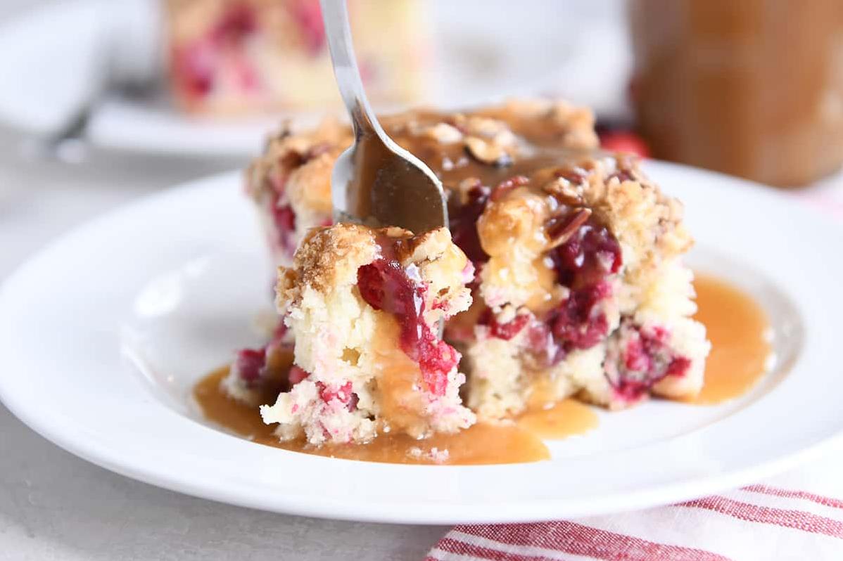  One bite of this cranberry coffee cake will transport you to a winter wonderland.
